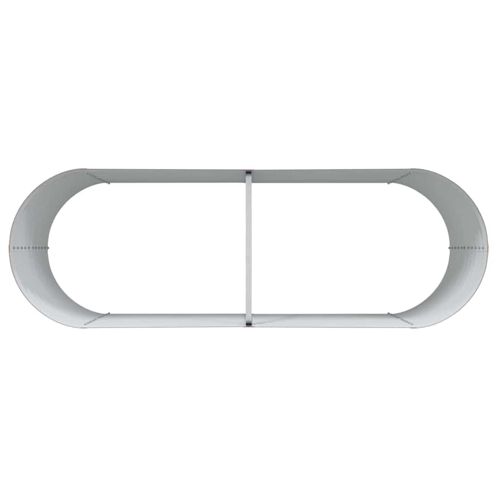 Hevet bed Brun 240 x 80 x 81 cm Stål