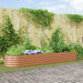 Hevet bed Brun 320 x 80 x 44 cm Stål