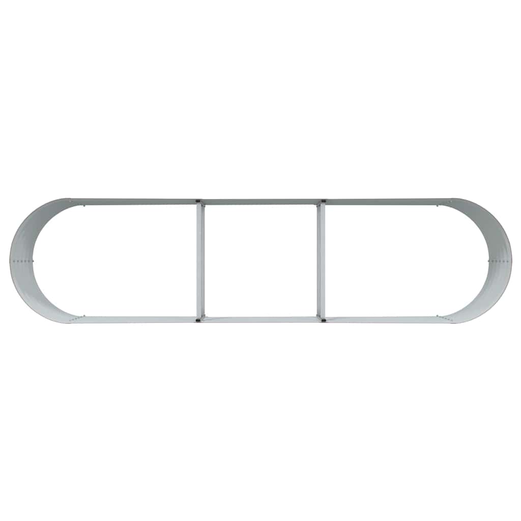 Hevet bed Brun 320 x 80 x 44 cm Stål