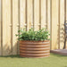 Hevet bed Brun 80 x 80 x 44 cm Stål