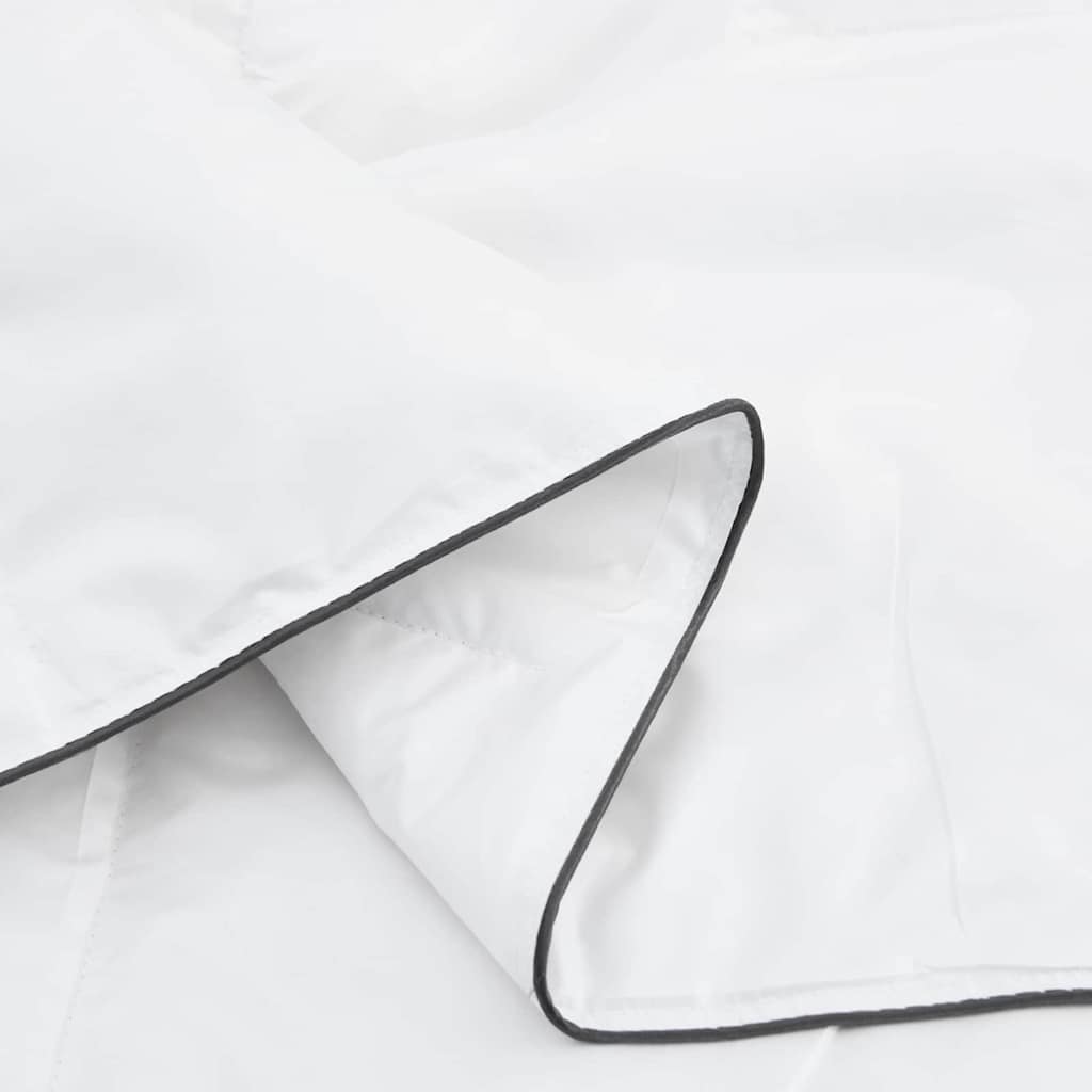 Vinterdyne med pute med pute 2 pcs Hvit Dun Fjær