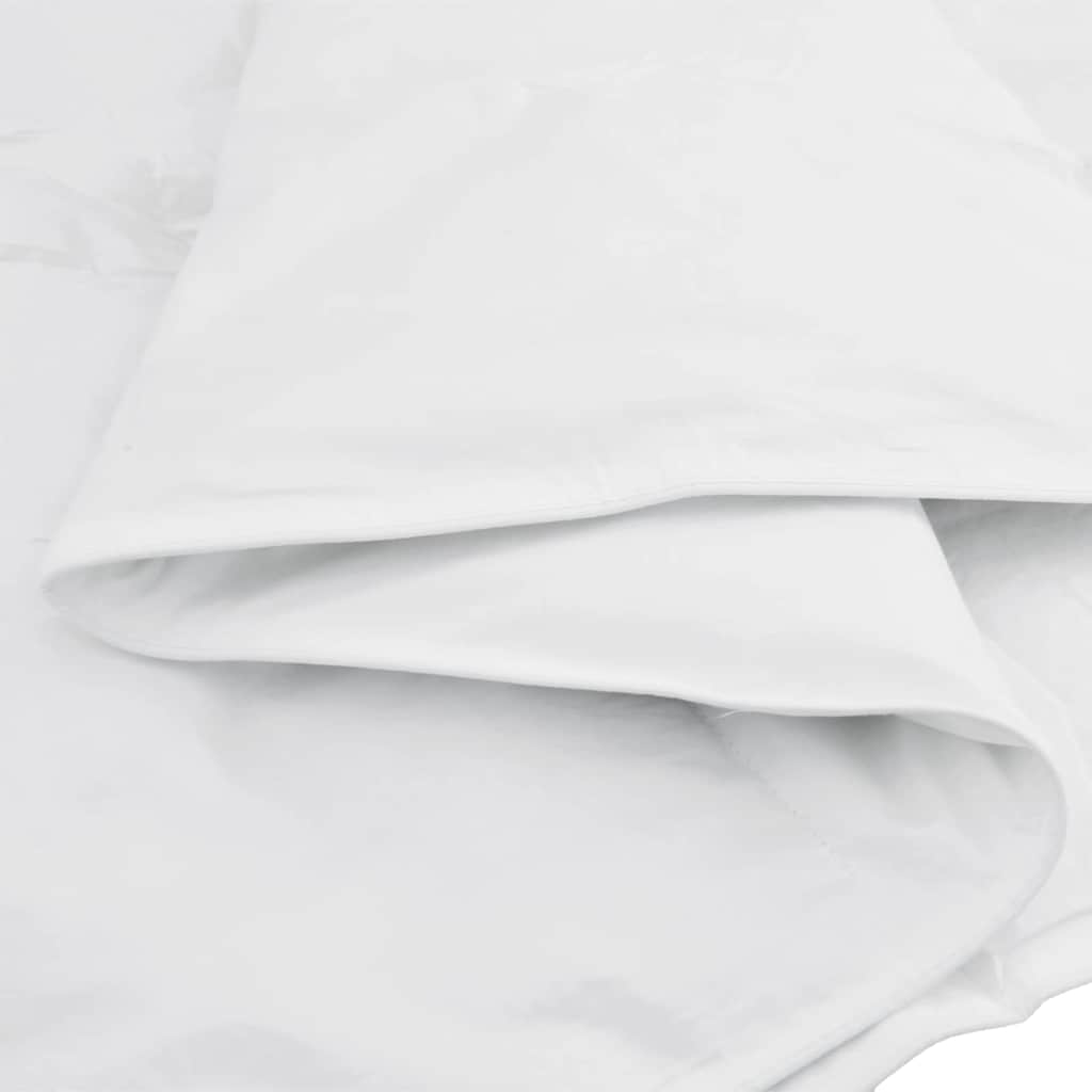 Vinterdyne med pute med pute 2 pcs Hvit Dun Fjær