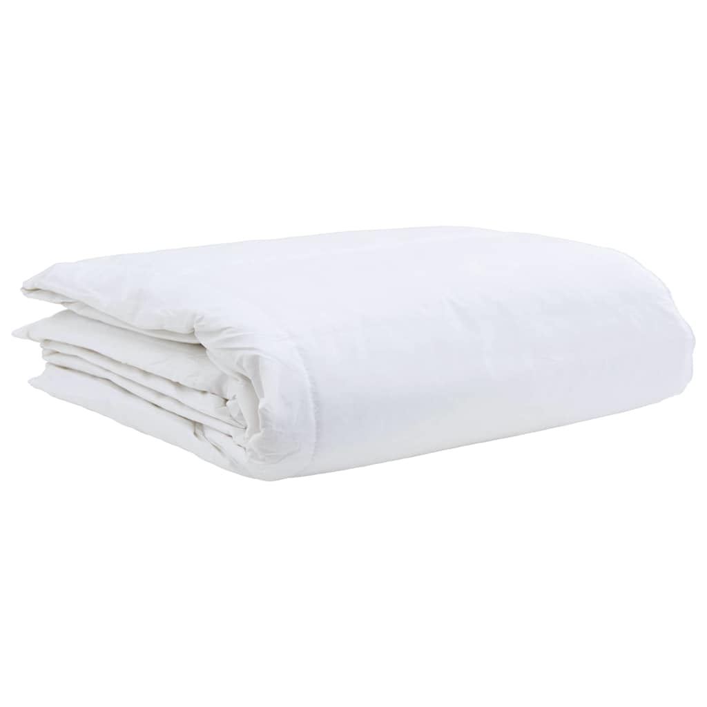 Vinterdyne med pute med pute 2 pcs Hvit Dun Fjær