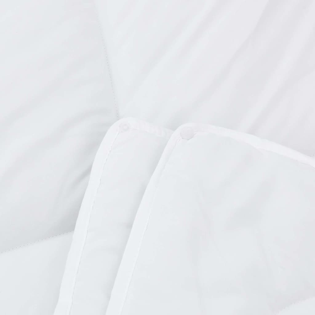 Dyne med pute med pute 2 pcs Hvit 140 x 220 cm Mikrofiber
