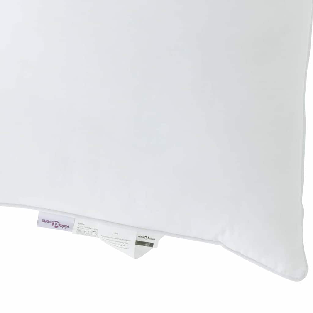 Dyne med pute med pute 2 pcs Hvit 140 x 220 cm Mikrofiber