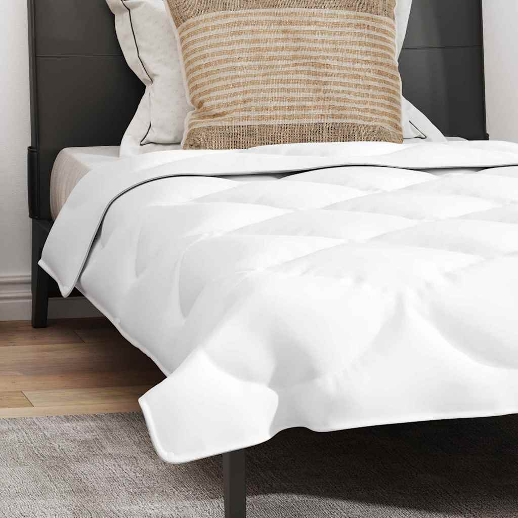 Dyne med pute med pute 2 pcs Hvit 140 x 220 cm Mikrofiber