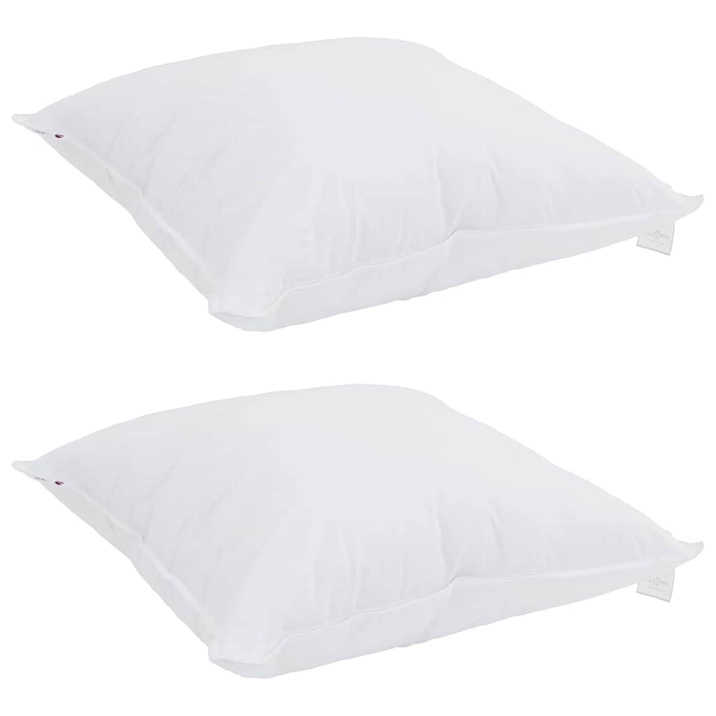 Allsesong dyne med pute 3 pcs Hvit Mikrofiber