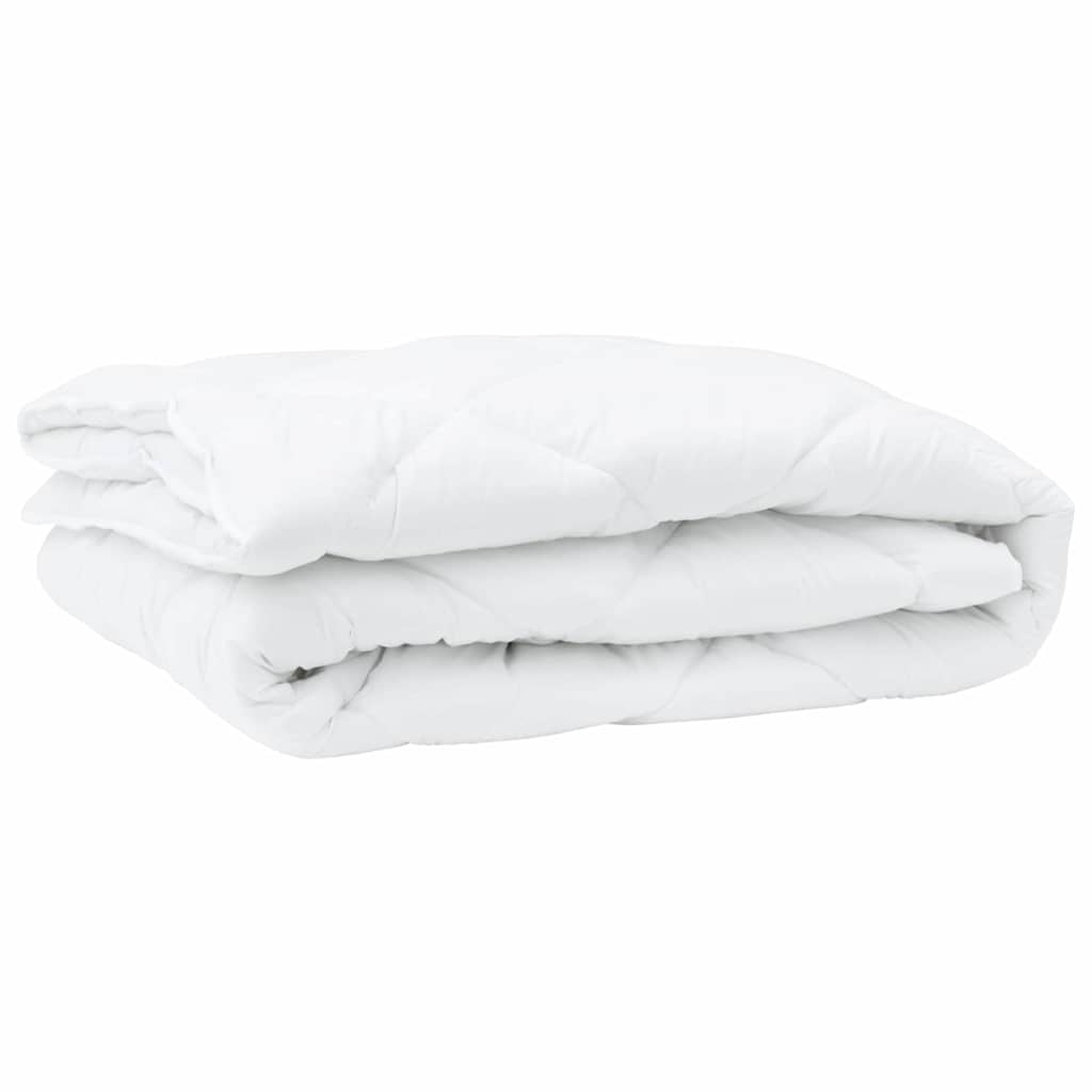 Allsesong dyne med pute 3 pcs Hvit Mikrofiber