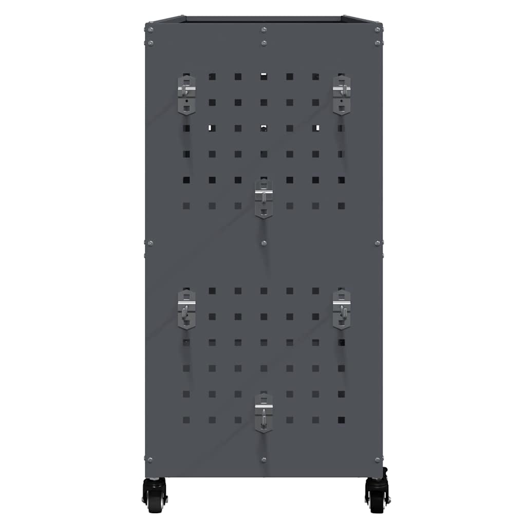Verktøytrolley med hjul Antrasitt 75 x 35 x 73 cm Kaldvalsestål