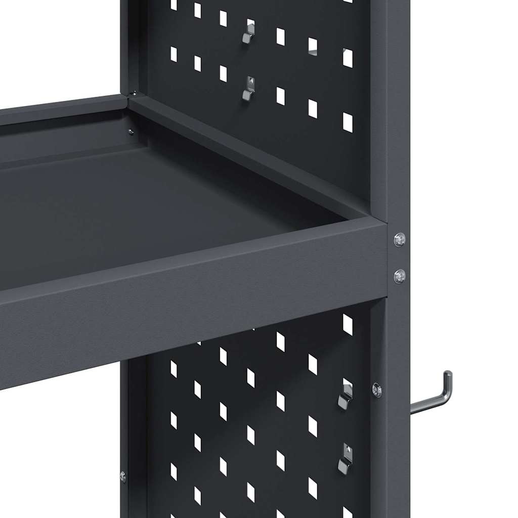 Verktøytrolley Antrasitt 65 x 35 x 111 cm Kaldvalsestål
