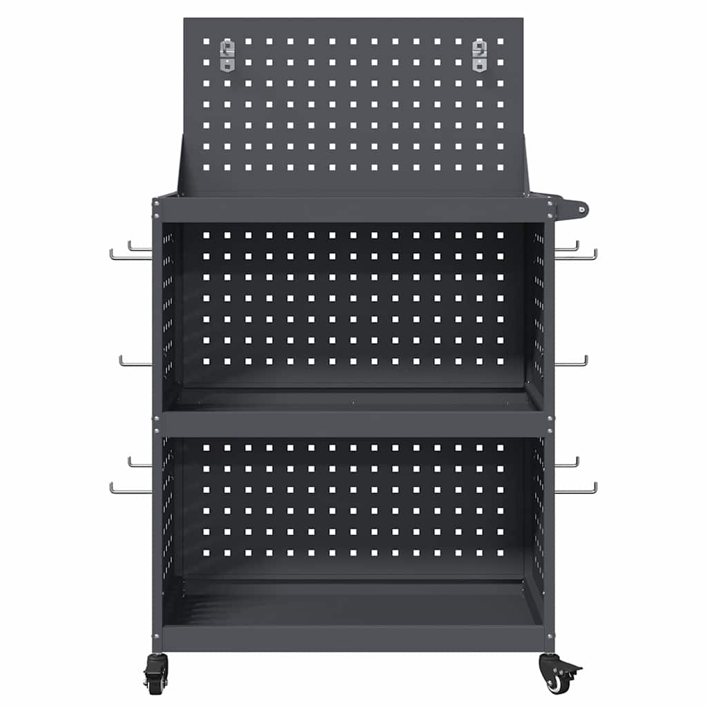Verktøytrolley Antrasitt 65 x 35 x 111 cm Kaldvalsestål