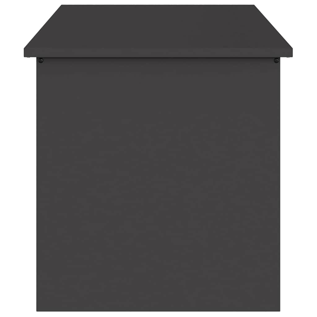 Hageoppbevaringsputeeske Stål 100 x 50,5 x 50 cm 220 Svart