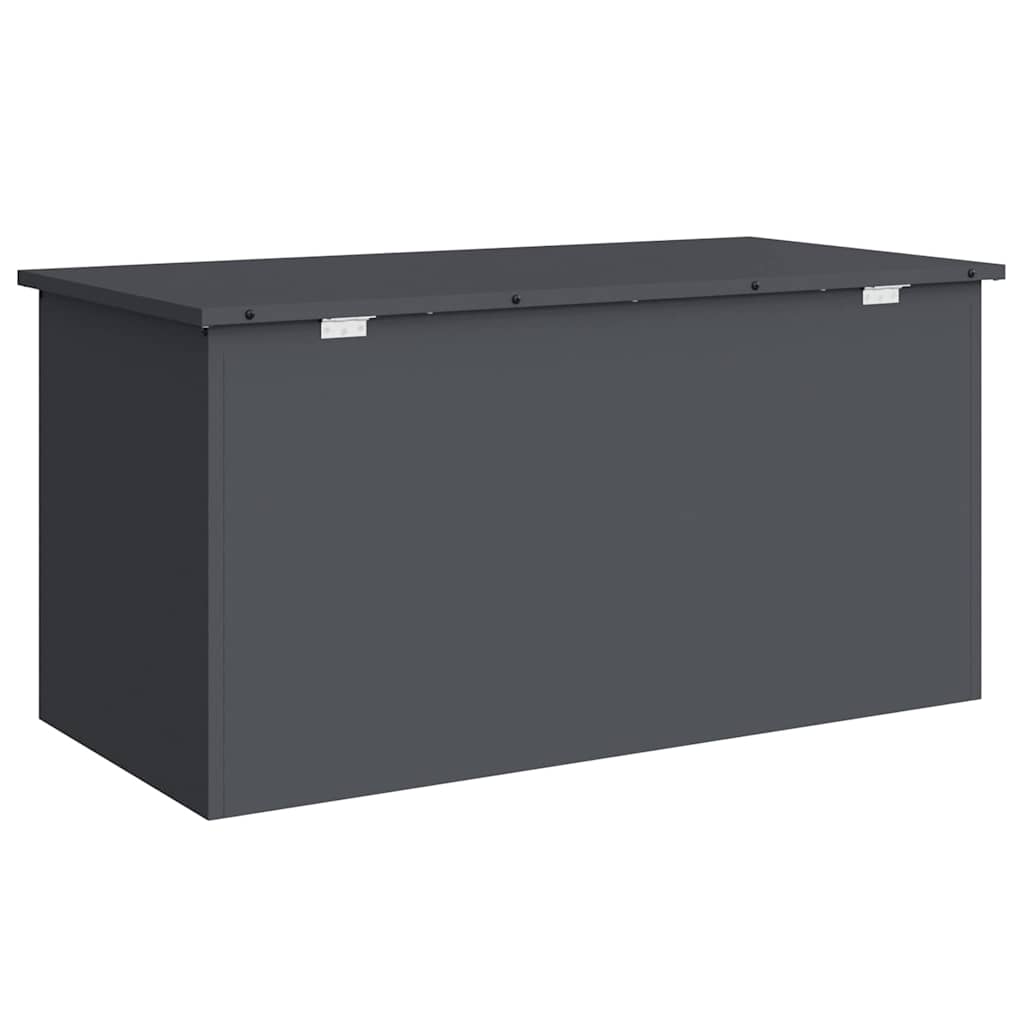 Hageoppbevaringsputeeske Stål 100 x 50,5 x 50 cm 220 Antrasitt