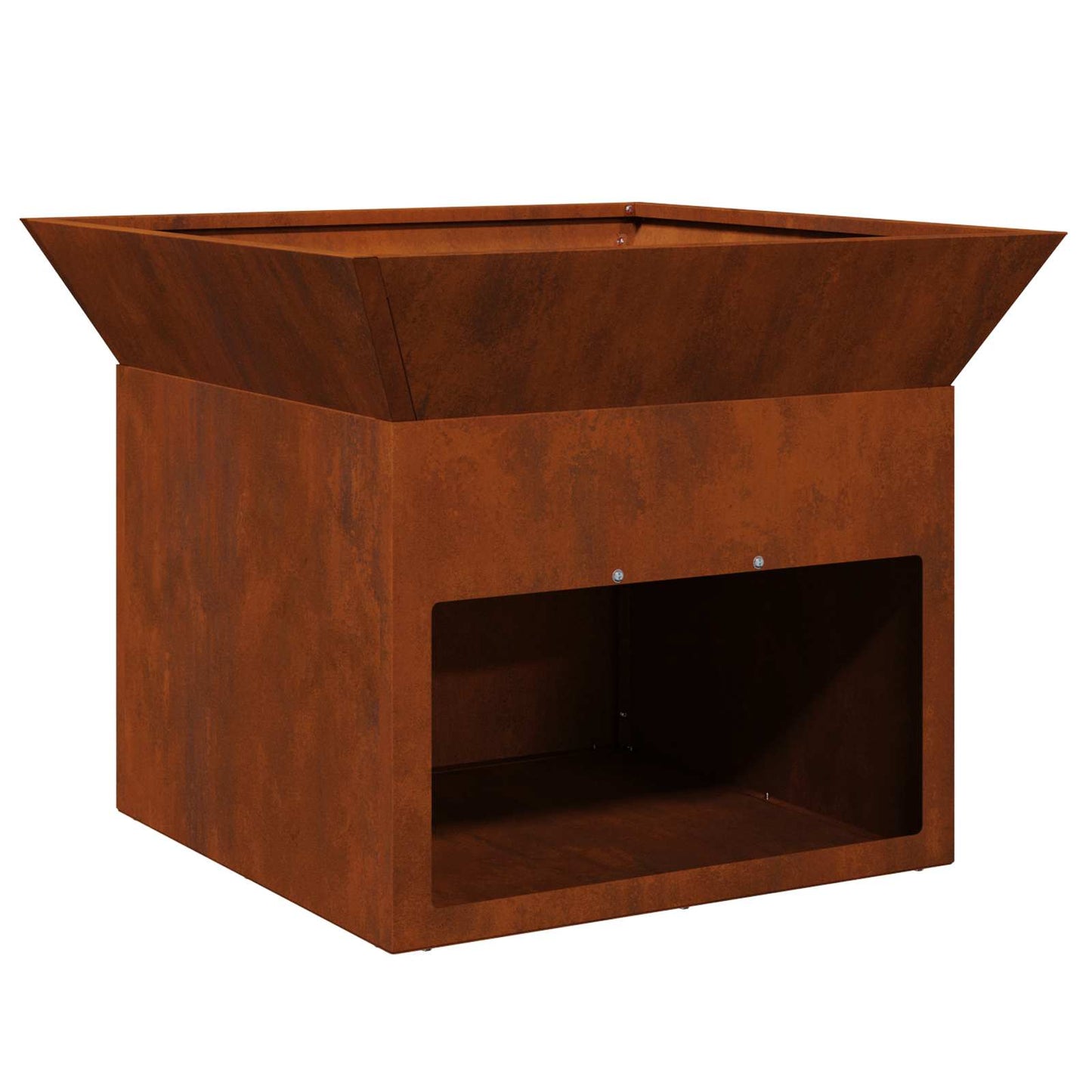 Bålplass Rusten 50 x 50 x 40 cm Cortenstål