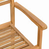 Hage stabelstoler 4 pcs Brun 55.5 x 55.5 x 90 cm Heltre teak