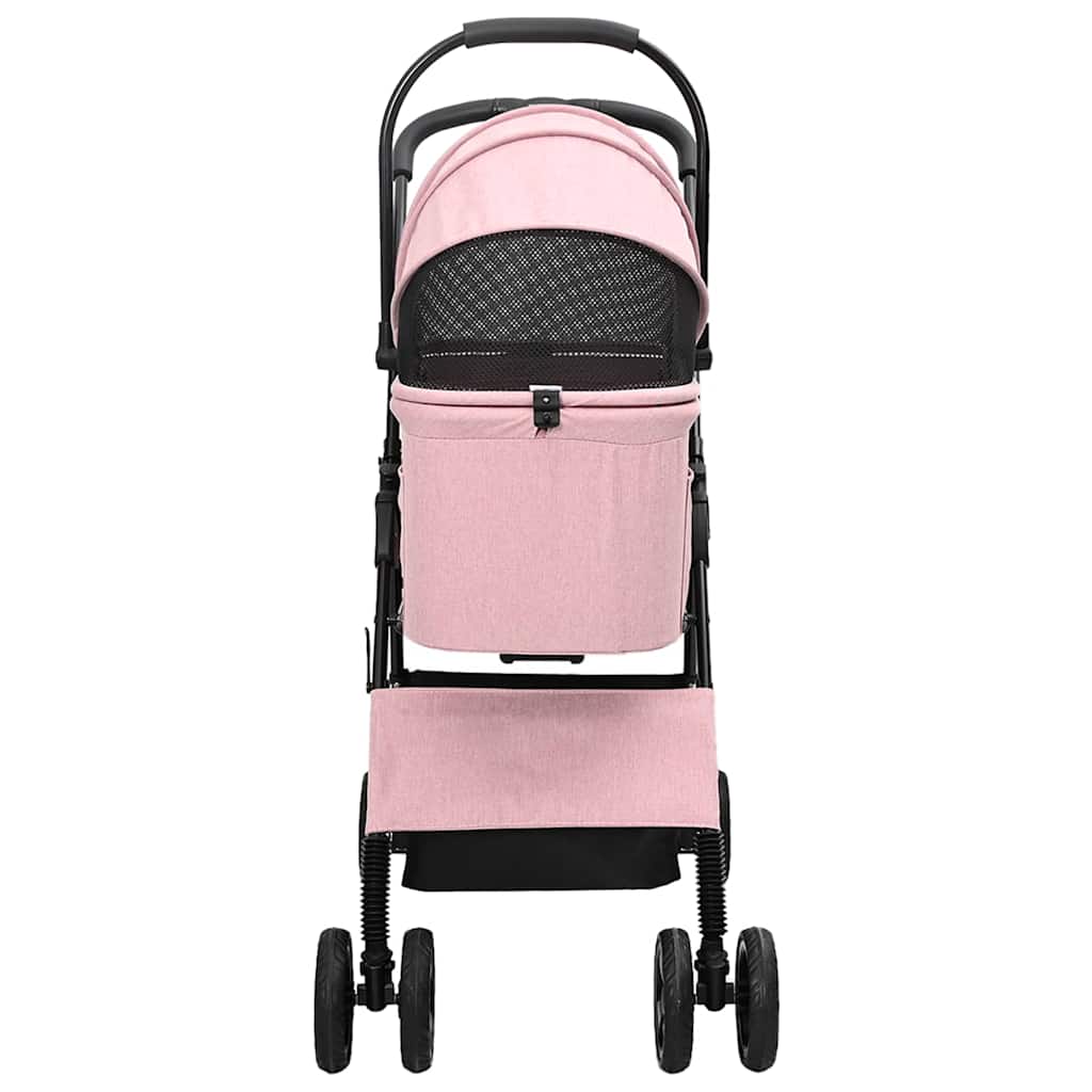 Sammenleggbar kjæledyrvogn Rosa 81 x 47 x 99 cm Polyester