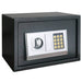 Digital safe med lås Mørke grå 35 x 25 x 25 cm Stål