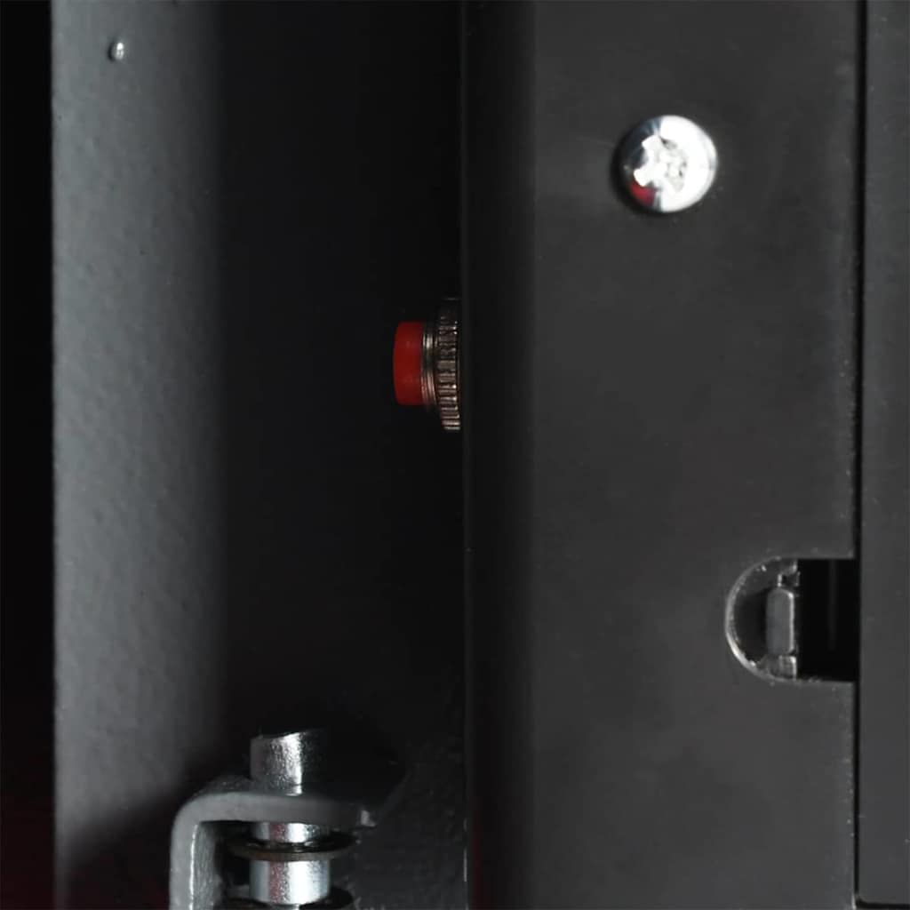 Digital safe med lås Mørke grå 31 x 20 x 20 cm Stål