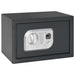 Digital safe med lås Mørke grå 31 x 20 x 20 cm Stål