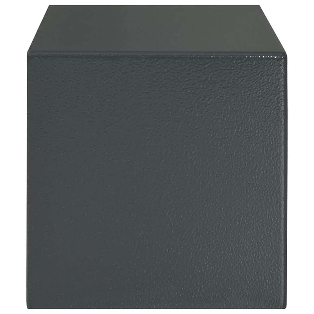 Digital safe med lås Mørke grå 31 x 20 x 20 cm Stål