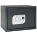 Digital safe med lås Mørke grå 35 x 25 x 25 cm Stål