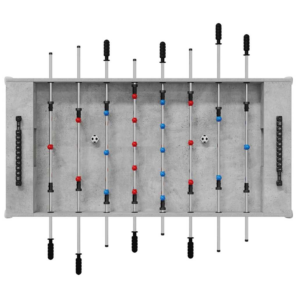 Buzzebord BetongGrå 125 x 60,5 x 80 cm Konstruert tre