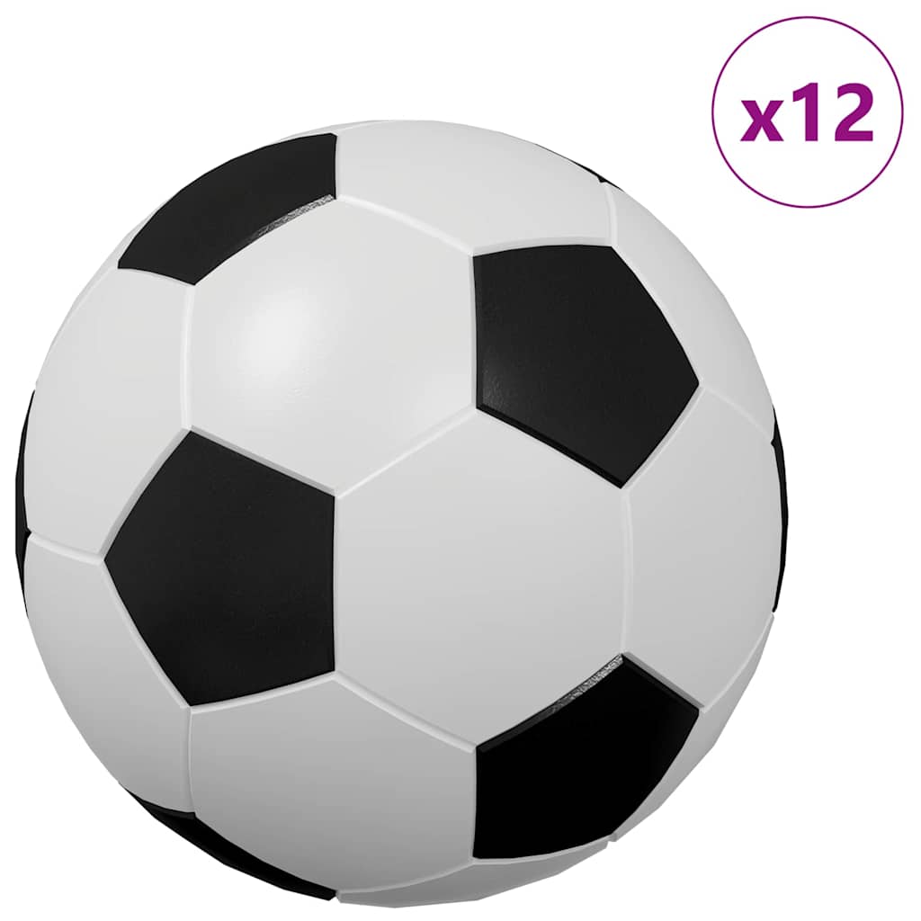Bordfotballer 12 pcs Hvit 3,6 x 3,6 cm Polypropen