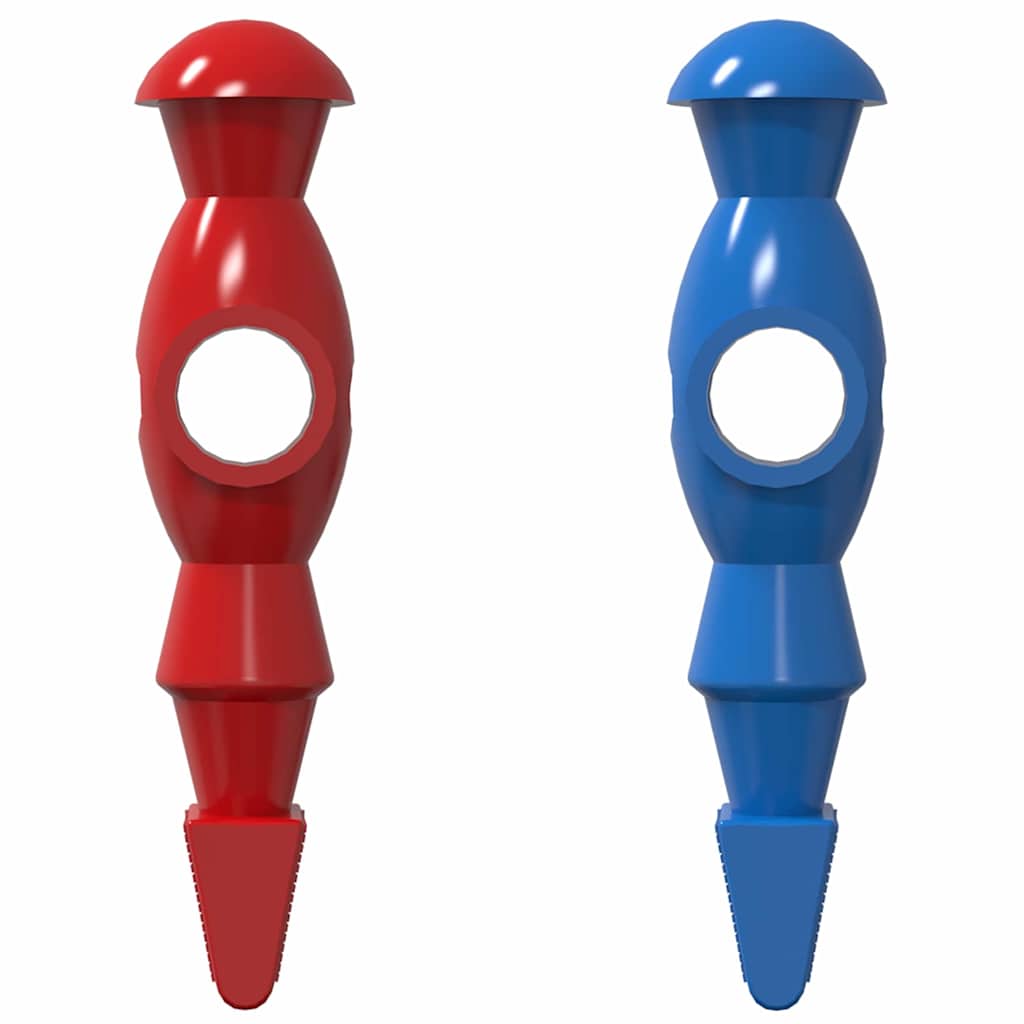 Foosball Bord Spillere 22 pcs Blå og rød 2,4 x 2,1 x 9,7 cm PP
