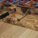 Foosball Bord Endekapper 10 pcs Svart 1,9 x 1,9 x 1,6 cm PP vidaXL