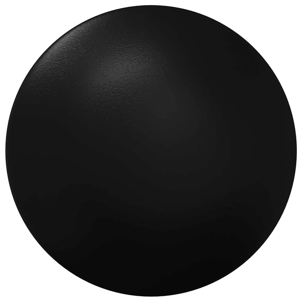 Foosball Bord Endekapper 10 pcs Svart 1,9 x 1,9 x 1,6 cm PP vidaXL