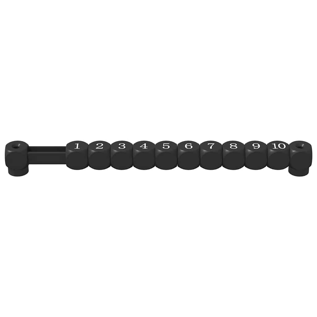 Bordfotballtellere 2 pcs Svart 30 x 2,2 x 2,9 cm HIPS