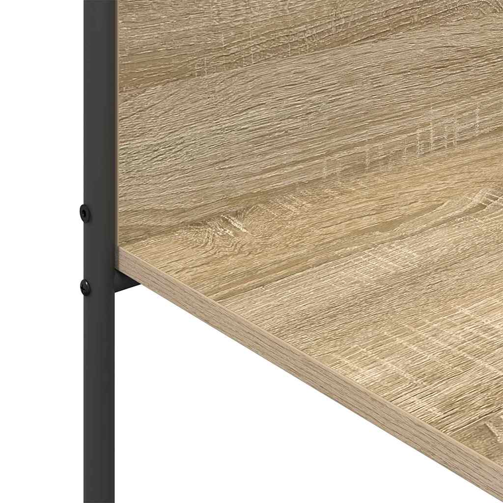 Klesstativ med hylle Brun 120 x 44 x 160 cm Konstruert tre