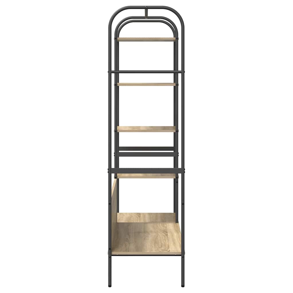 Klesstativ med hylle Brun 120 x 44 x 160 cm Konstruert tre