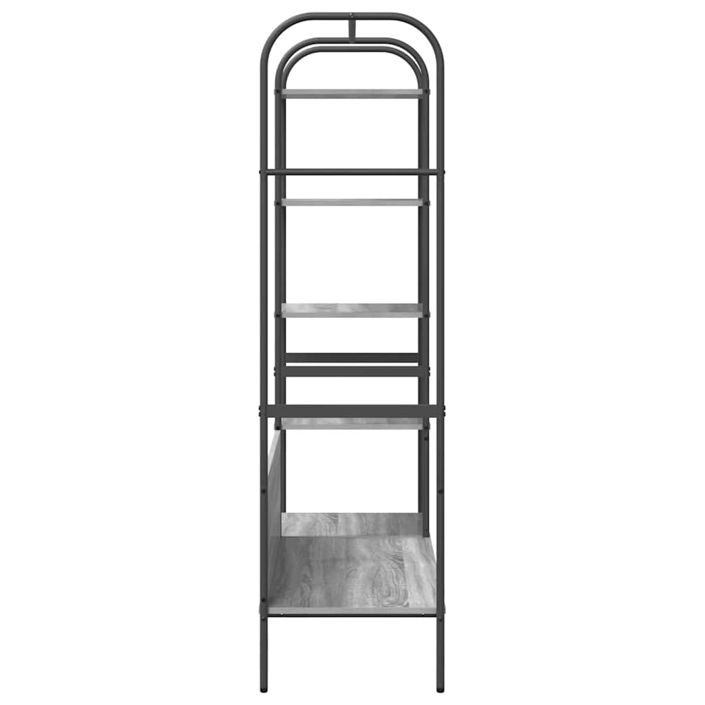 Klesstativ med hylle Grå 120 x 44 x 160 cm Konstruert tre