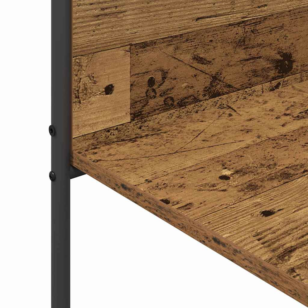 Klesstativ med hylle Brun 120 x 44 x 160 cm Konstruert tre