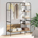 Klesstativ Beige 120 x 44 x 160 cm Konstruert tre