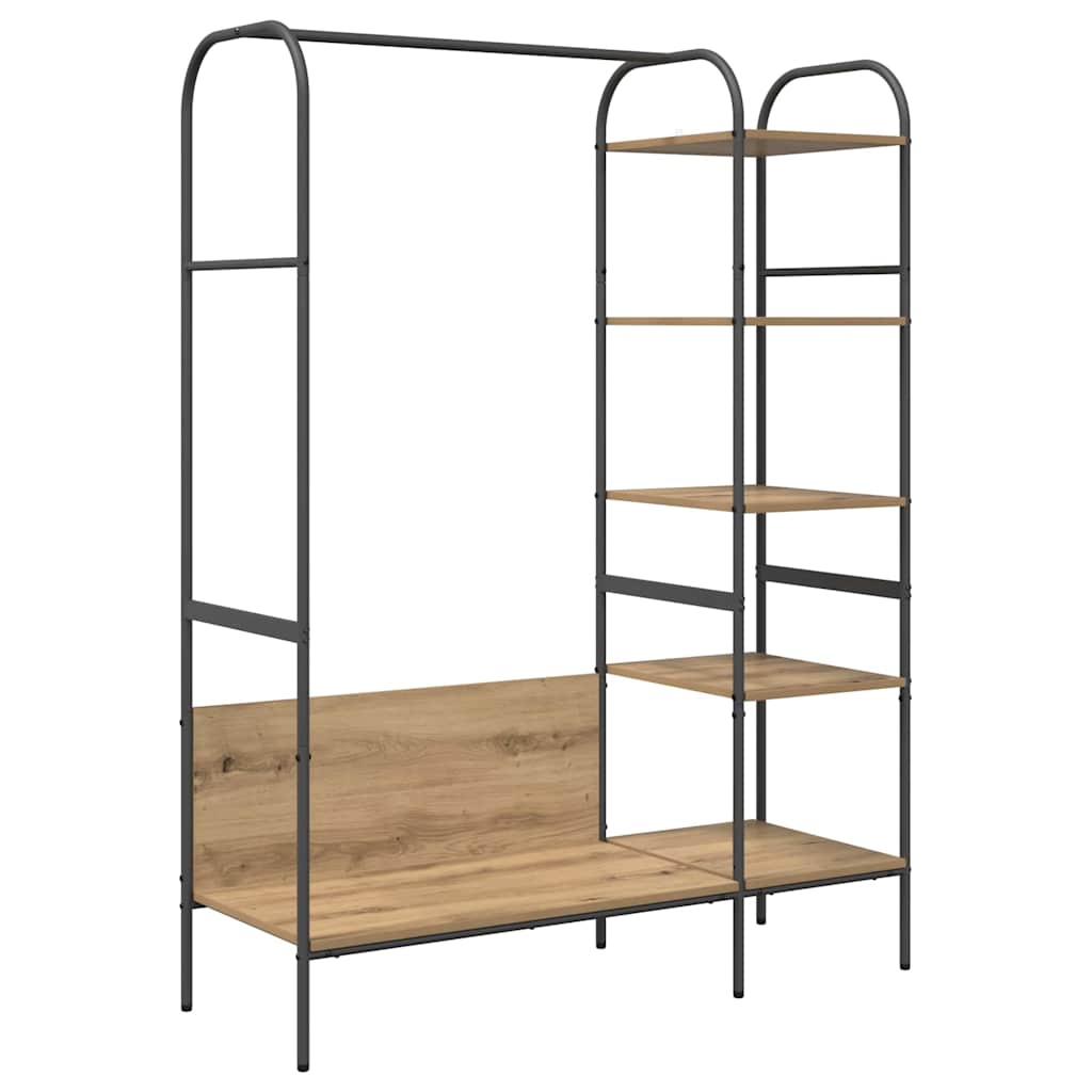 Klesstativ Beige 120 x 44 x 160 cm Konstruert tre