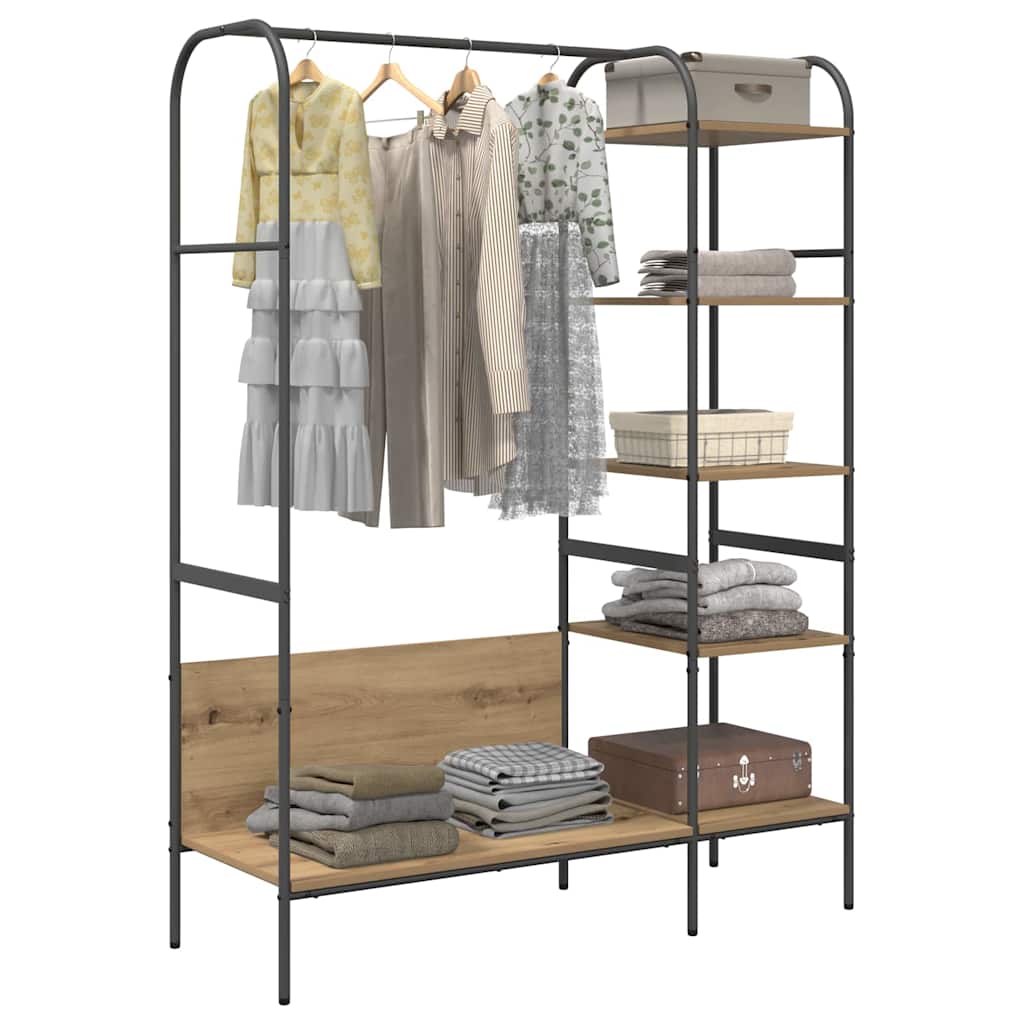Klesstativ Beige 120 x 44 x 160 cm Konstruert tre