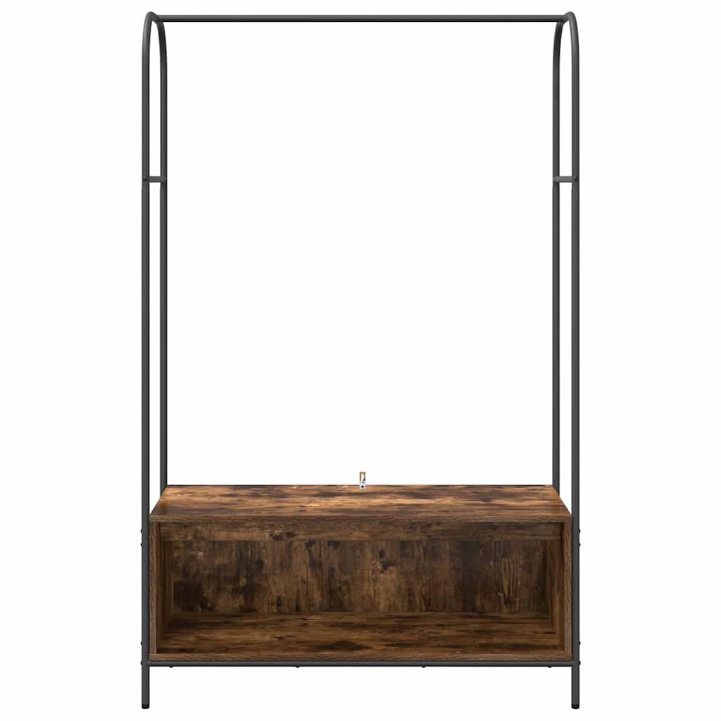 Klesstativ Brun Eik 100 x 44 x 160 cm Konstruert tre