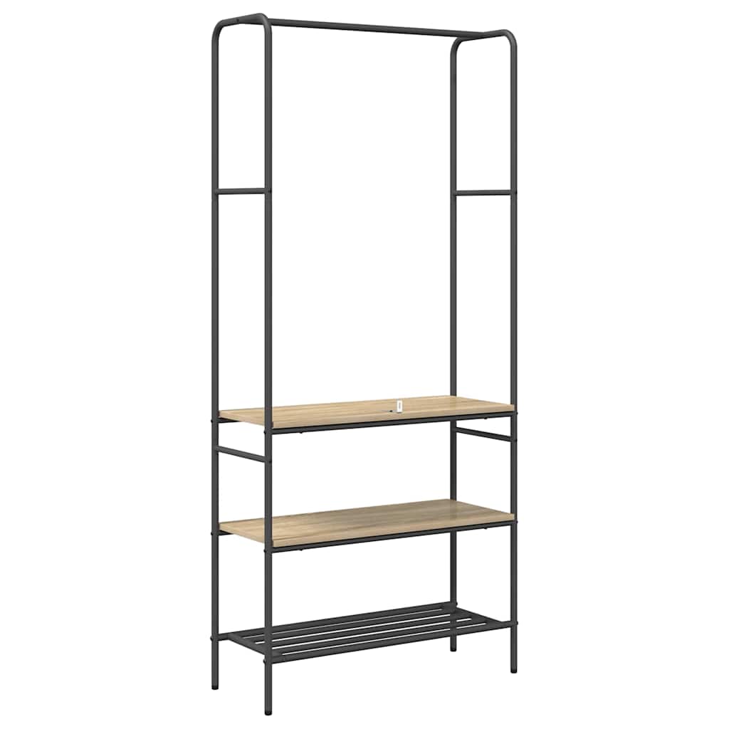 Klesstativ Sonoma eik 77 x 30 x 171 cm Konstruert tre