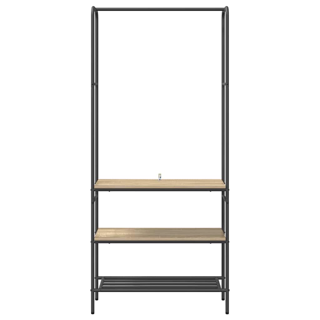 Klesstativ Sonoma eik 77 x 30 x 171 cm Konstruert tre