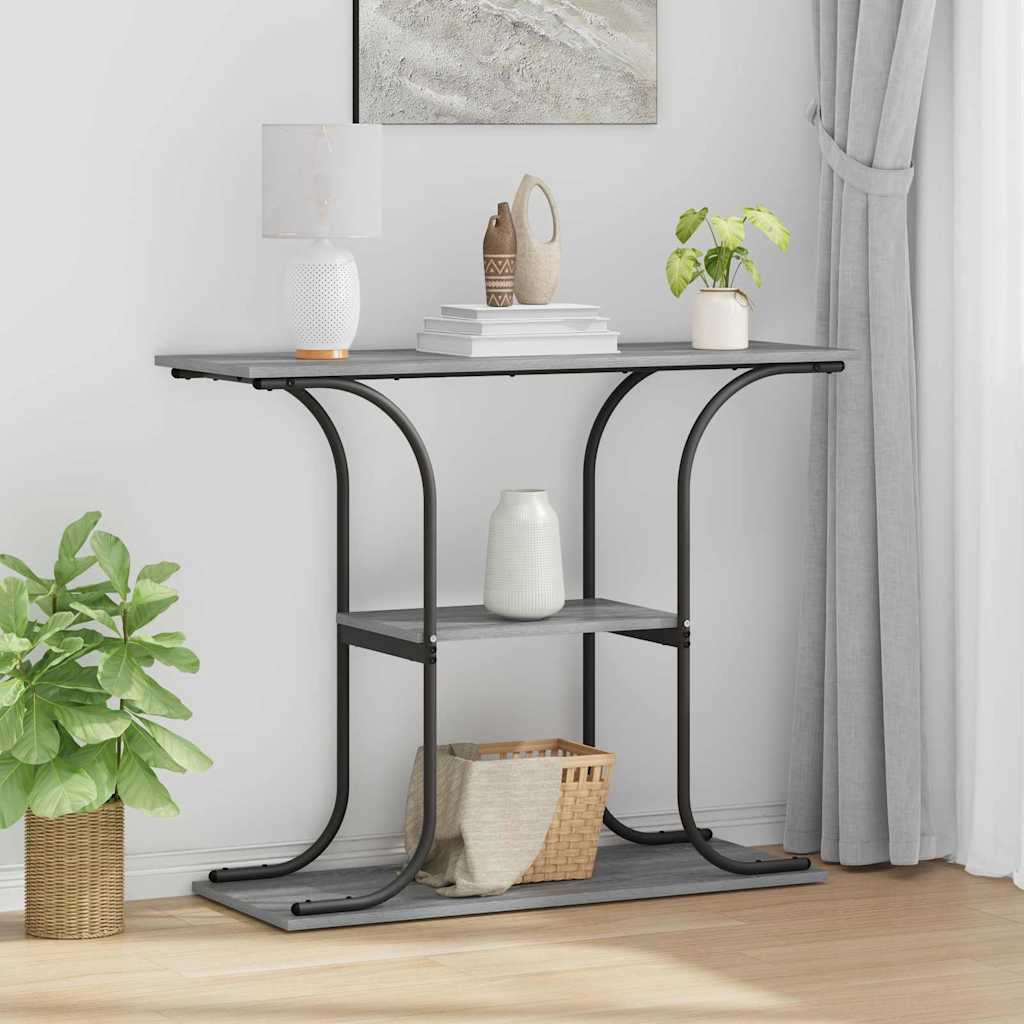 Konsollbord Grå Sonoma 101 x 35 x 80,5 cm Konstruert tre