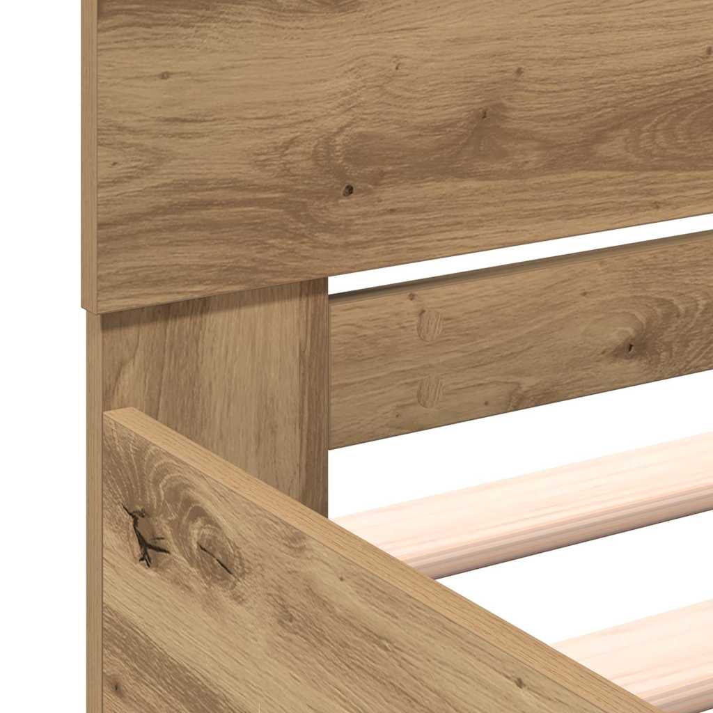 Sengestamme Artisan Eik 203 x 185 x 70 cm Konstruert tre