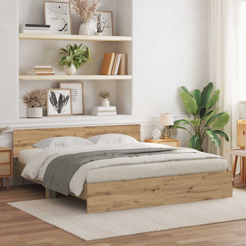 Sengestamme Artisan Eik 203 x 185 x 70 cm Konstruert tre