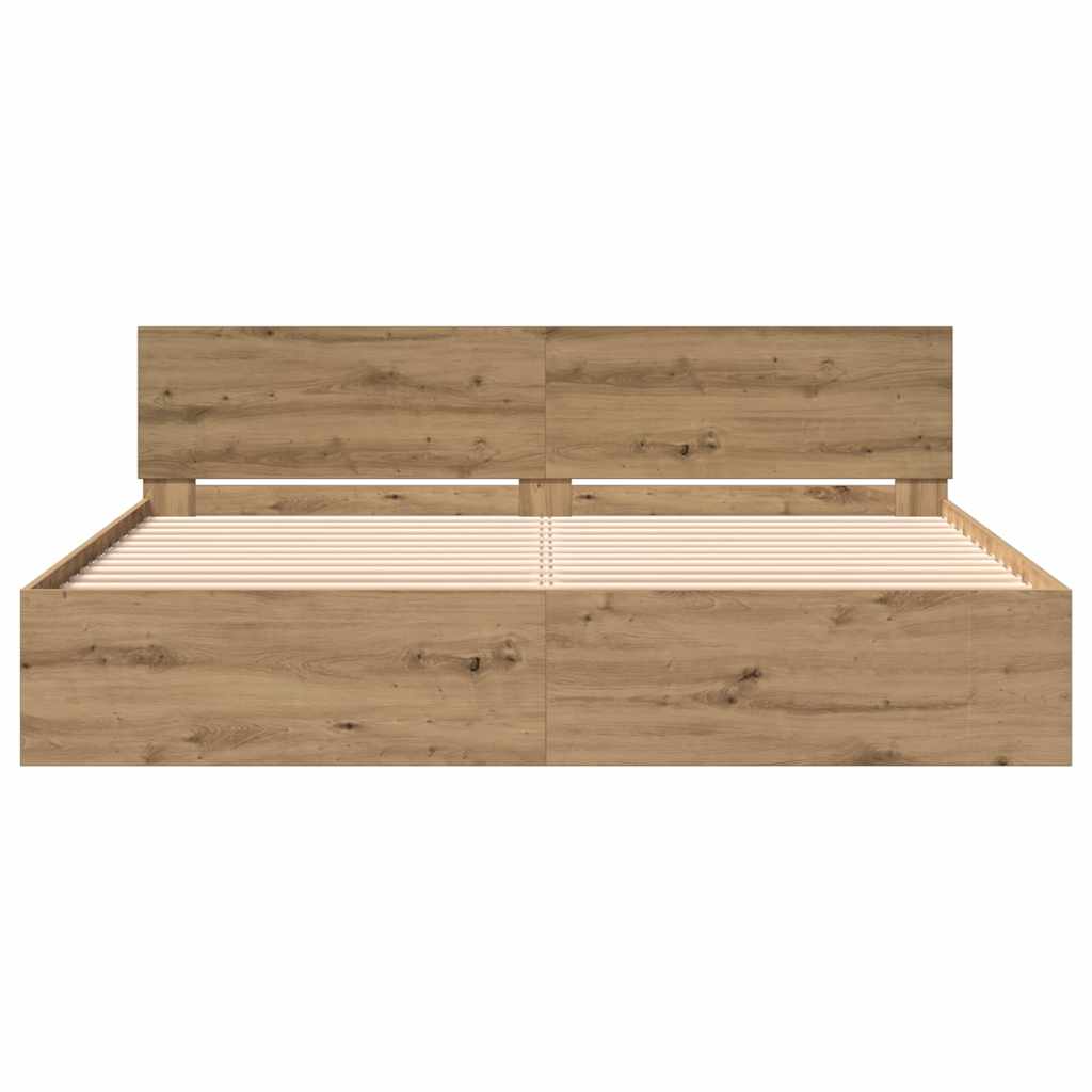 Sengestamme Artisan Eik 203 x 185 x 70 cm Konstruert tre