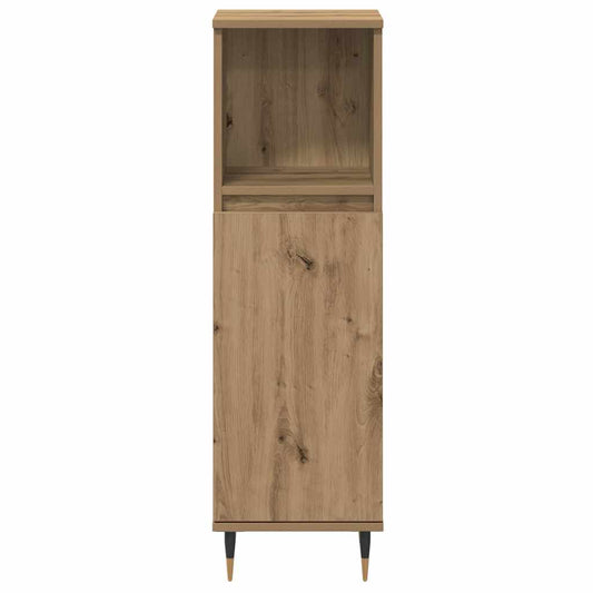 Baderomsinnredningssett 3 pcs Artisan Eik Konstruert tre