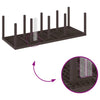 Hage Spisegruppe 11 pcs Brun Polt rattan