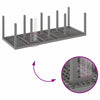 Hage Spisegruppe 11 pcs Lysegrå Polt rattan