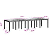 Hage Spisegruppe 15 pcs Brun Polt rattan