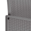 Hage Spisegruppe 15 pcs Lysegrå Polt rattan